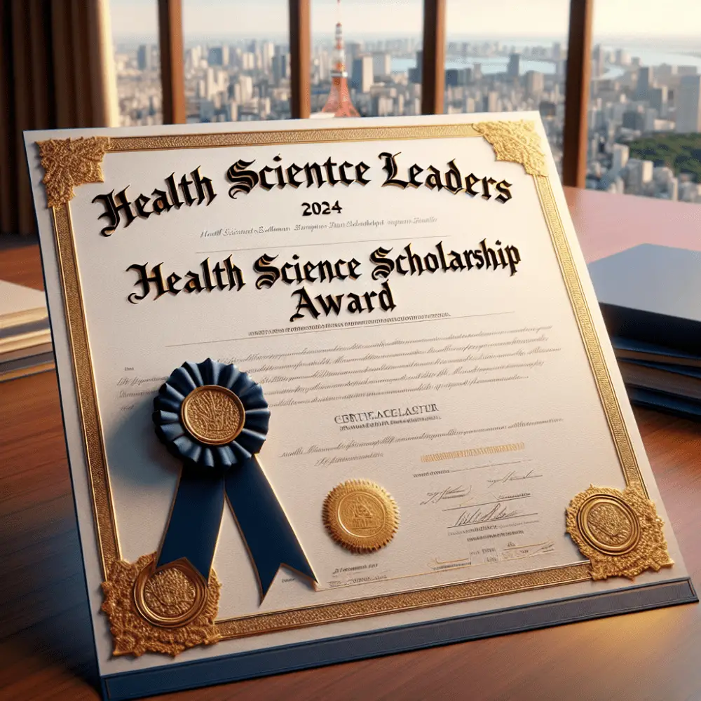 Health Science Leaders Scholarship Award worth $5,000 in Japan, 2024