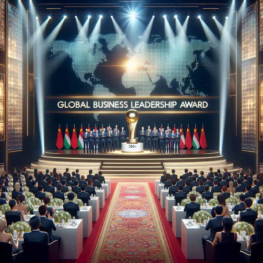 $12500 Global Business Leadership Award in China, 2024