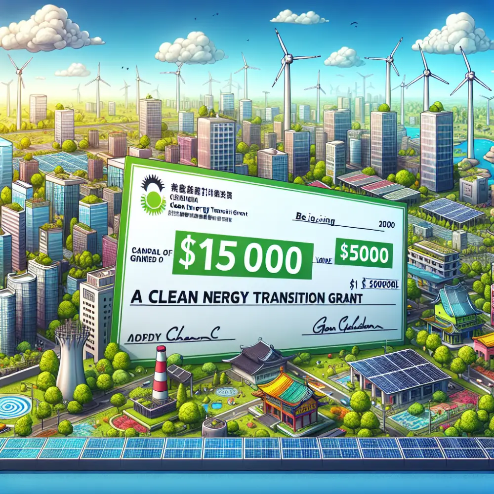 $15000 Clean Energy Transition Grant China Beijing Beijing