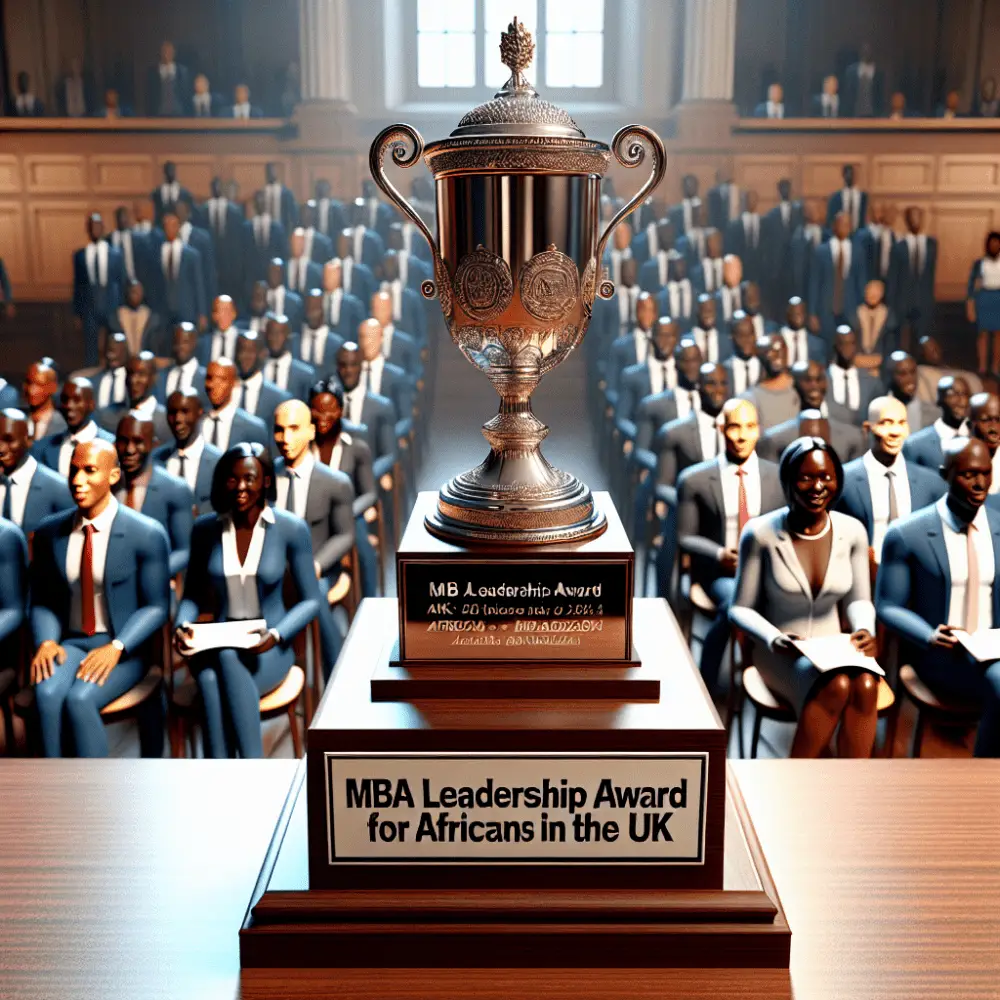 $15,000 MBA Leadership Award for Africans in UK, 2024