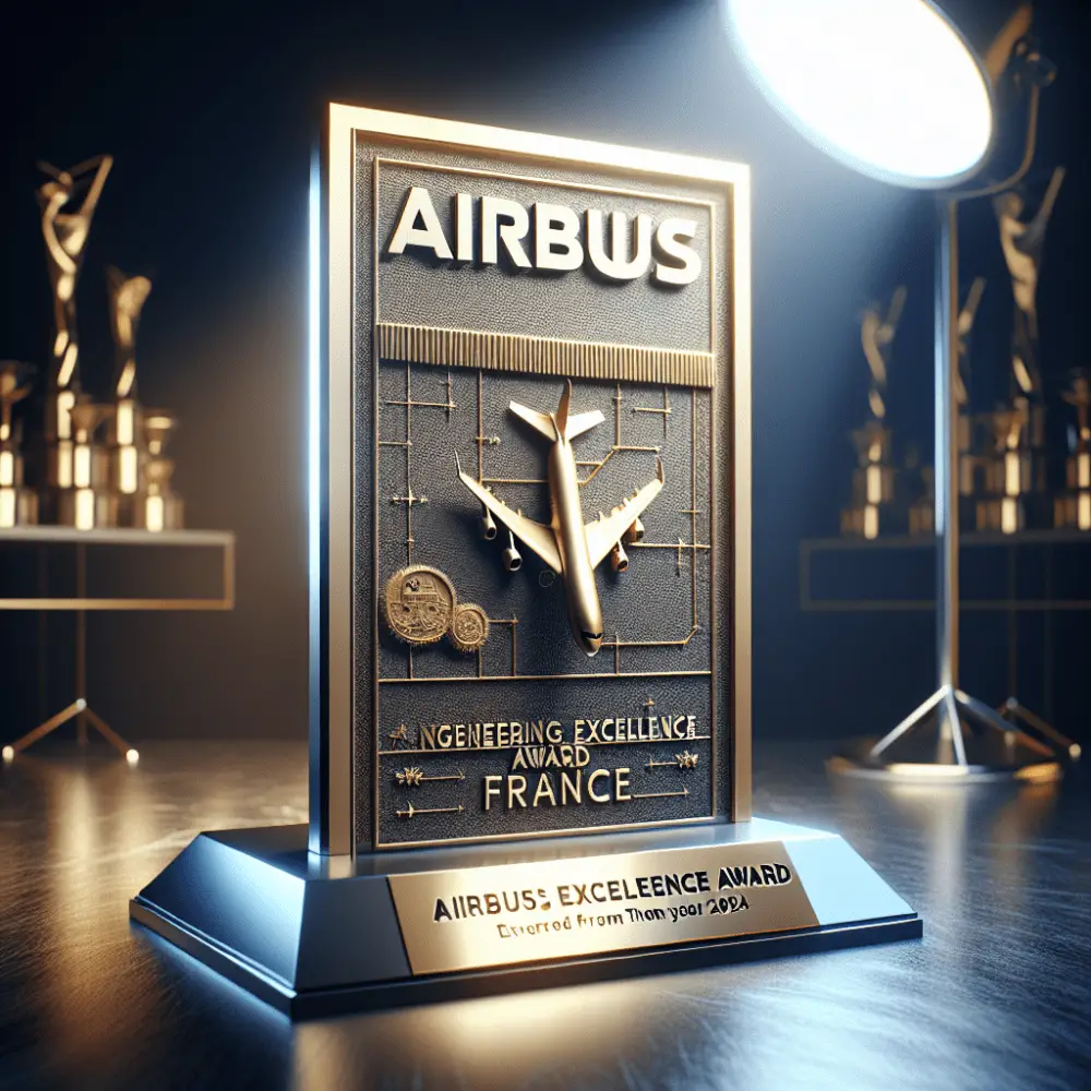 $2000 Airbus Engineering Excellence Award in France, 2024