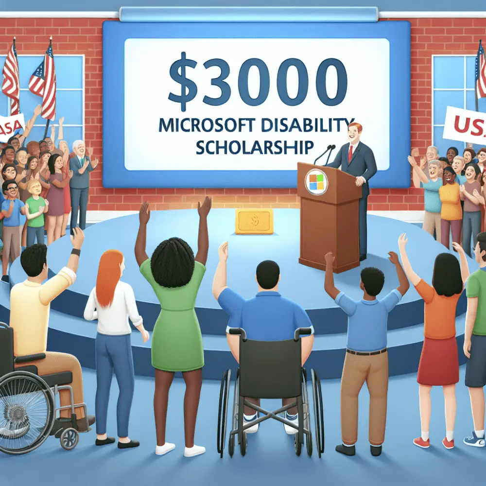 $3000 Microsoft DisAbility Scholarship in USA, 2024