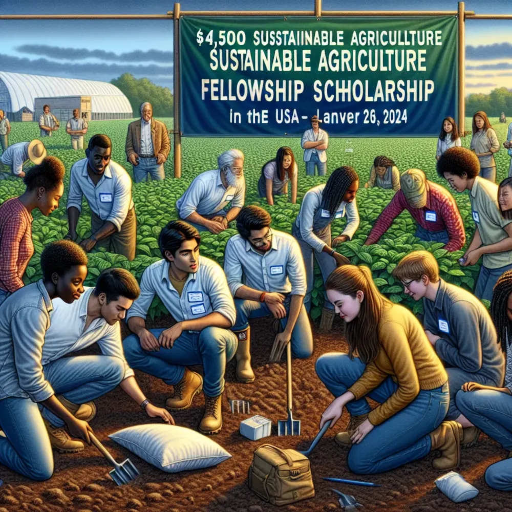 $4,500 Sustainable Agriculture Fellowship Scholarship in the USA, 2024