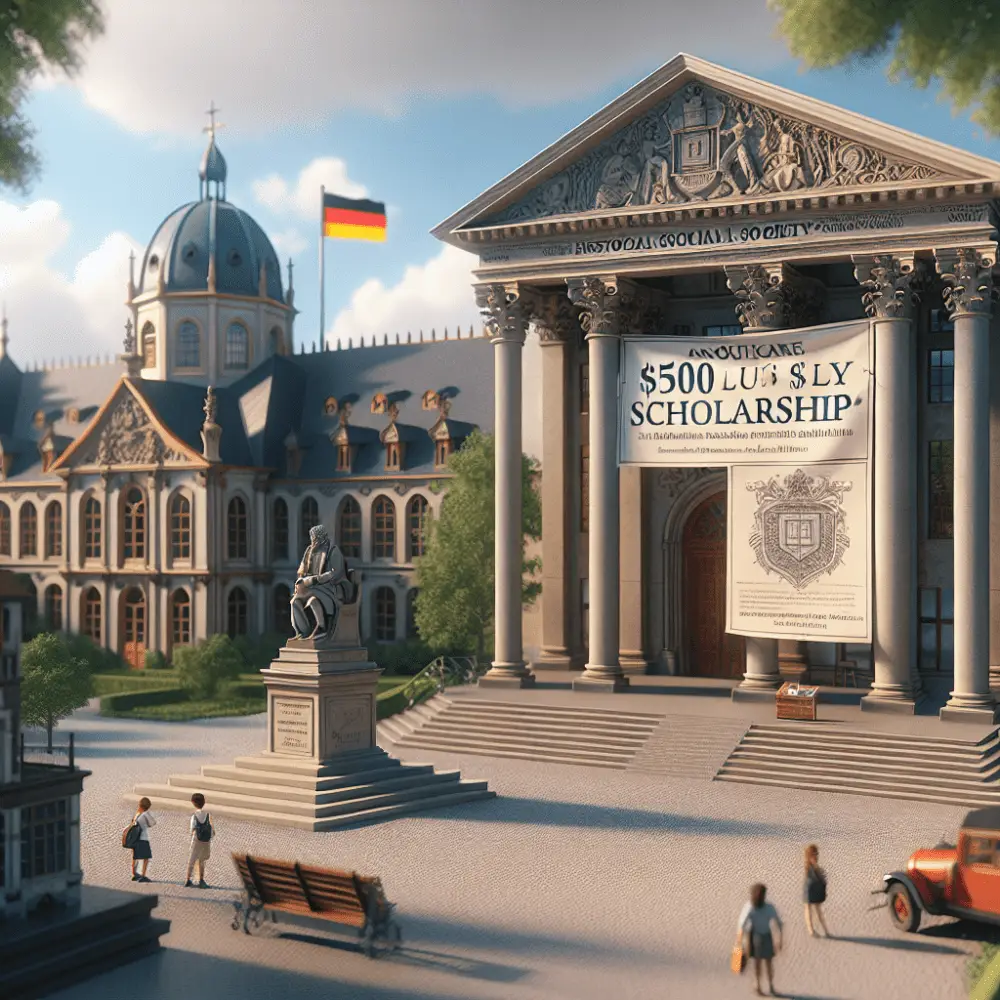 $500 Historical Society Scholarships in Germany, 2024