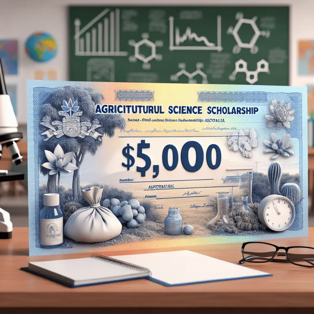 $5,000 Annual Agricultural Science Scholarship in Australia, 2024