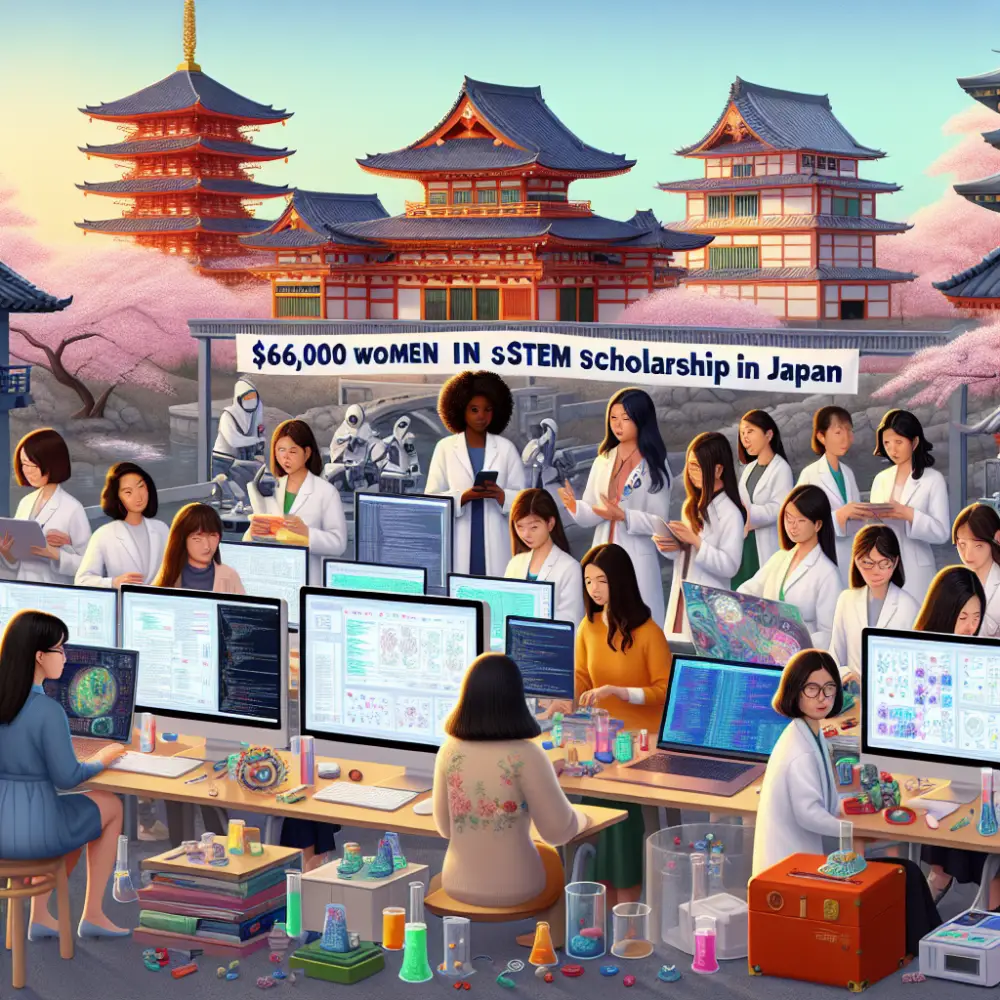 $6,000 Women in STEM Scholarship in Japan, 2024