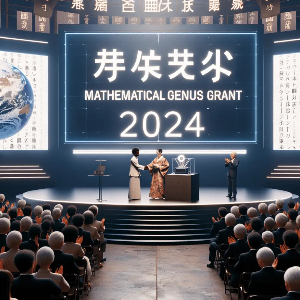 $9000 Mathematical Genius Grant Japan 2024