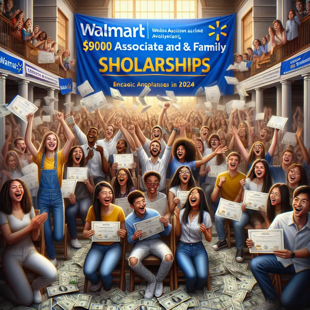 $9000 Walmart Associate and Family Scholarships in USA, 2024