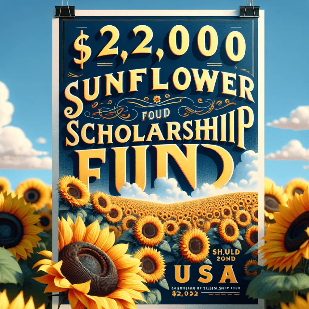 $2,000 Sunflower Scholarship Fund in USA, 2024