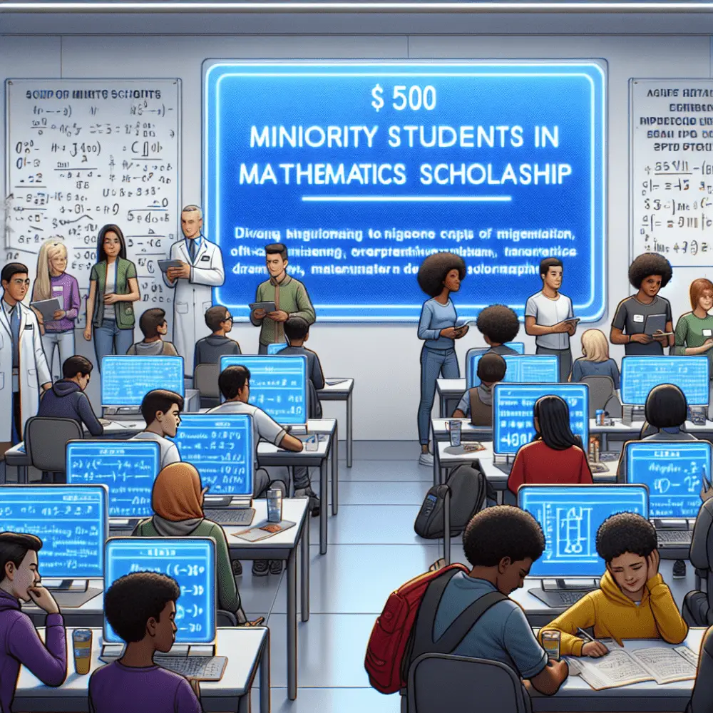 $500 Minority Students in Mathematics Scholarship in US, 2042