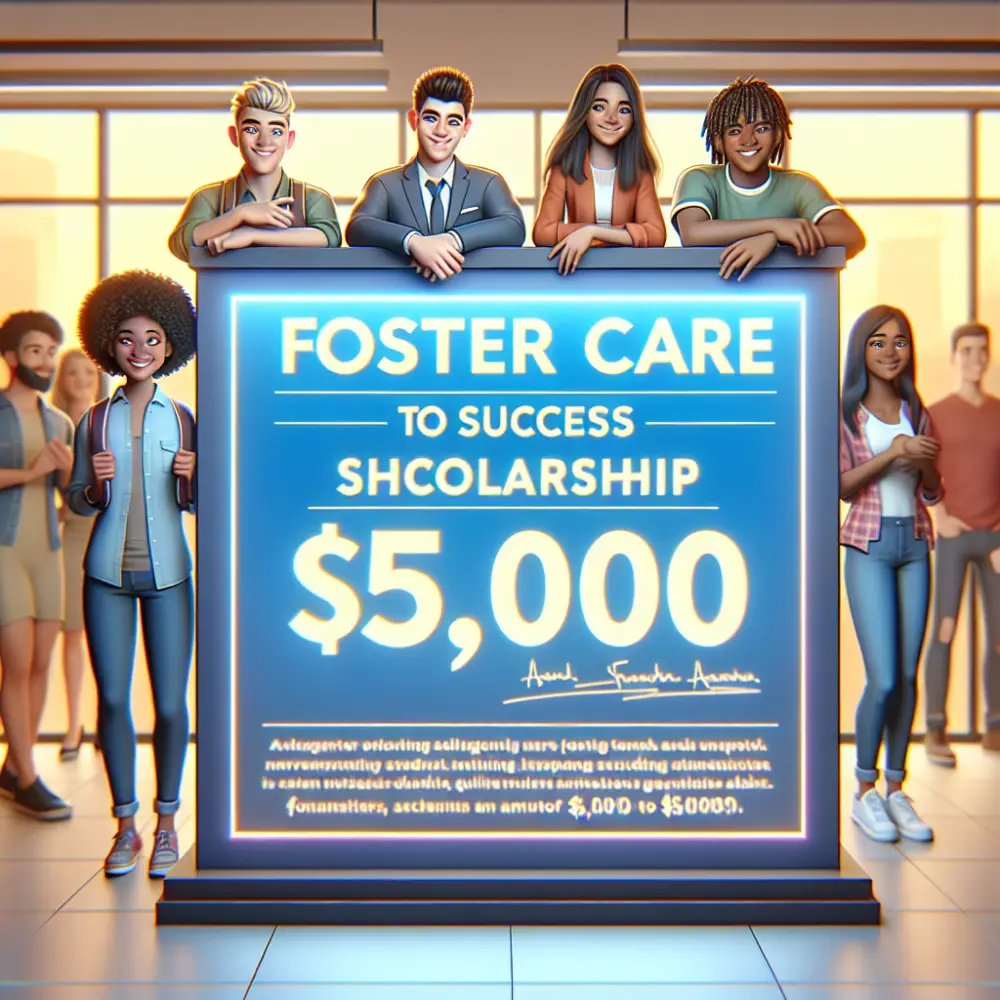 $5,000 Foster Care to Success Scholarships in US, 2042