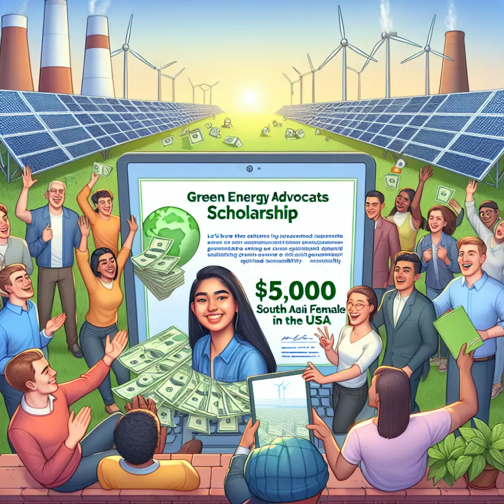 $5,000 Green Energy Advocates Scholarship in USA, 2025