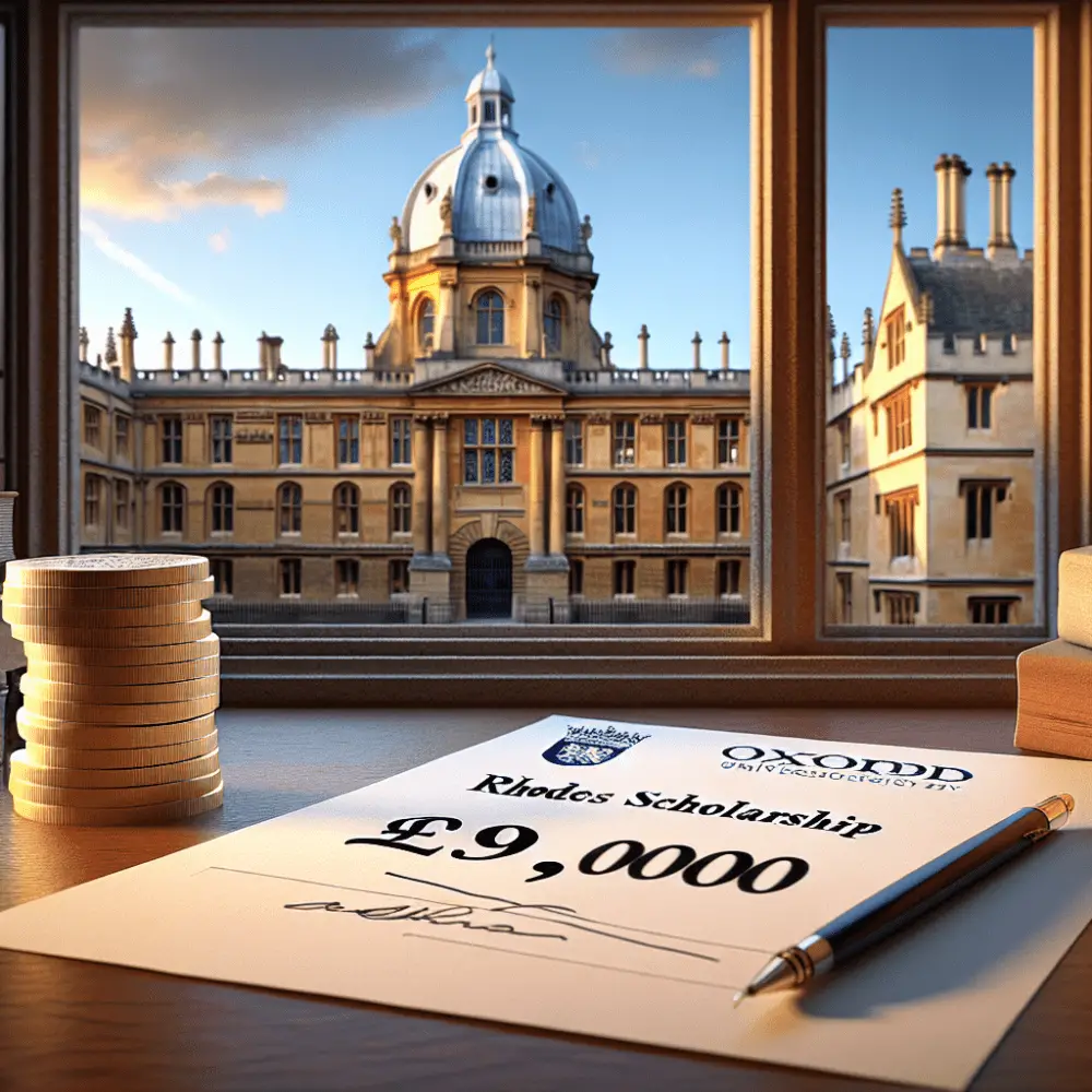 £9,000 Rhodes Scholarships at Oxford University in UK, 2024