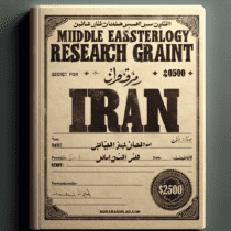 Middle Eastern Archeology Research Grant - Iran -$6500 , Cover date:twenty-twenty four
