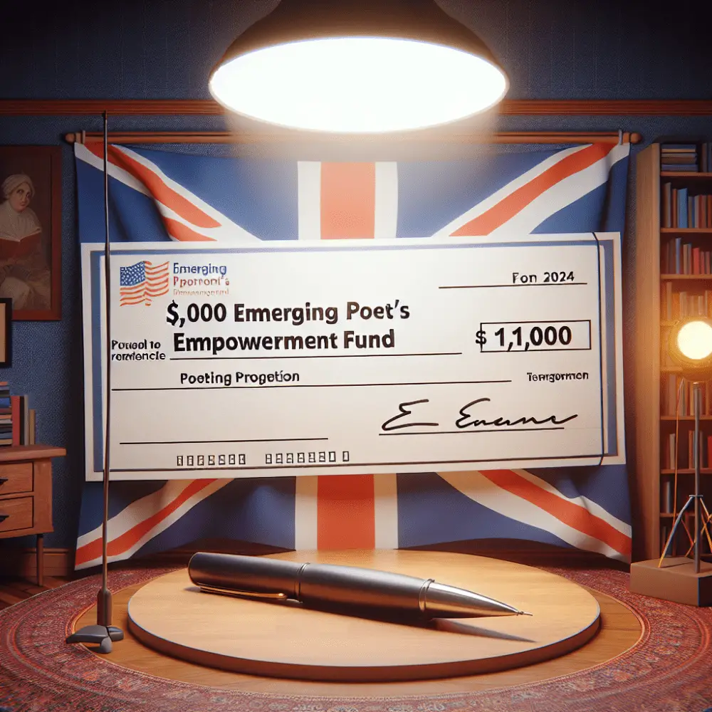 $1,000 Emerging Poet's Empowerment Fund in UK, 2024