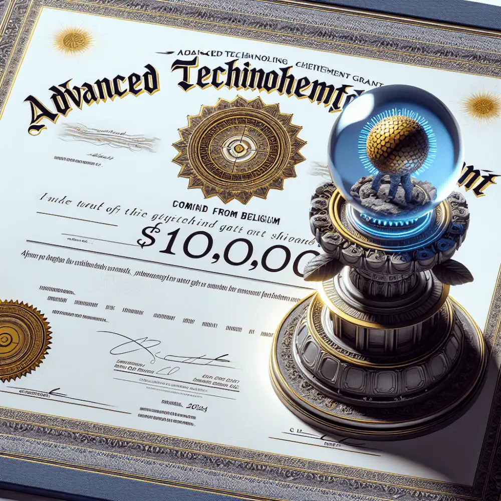 $10000 Advanced Technology Achievement Grant, Belgium 2024