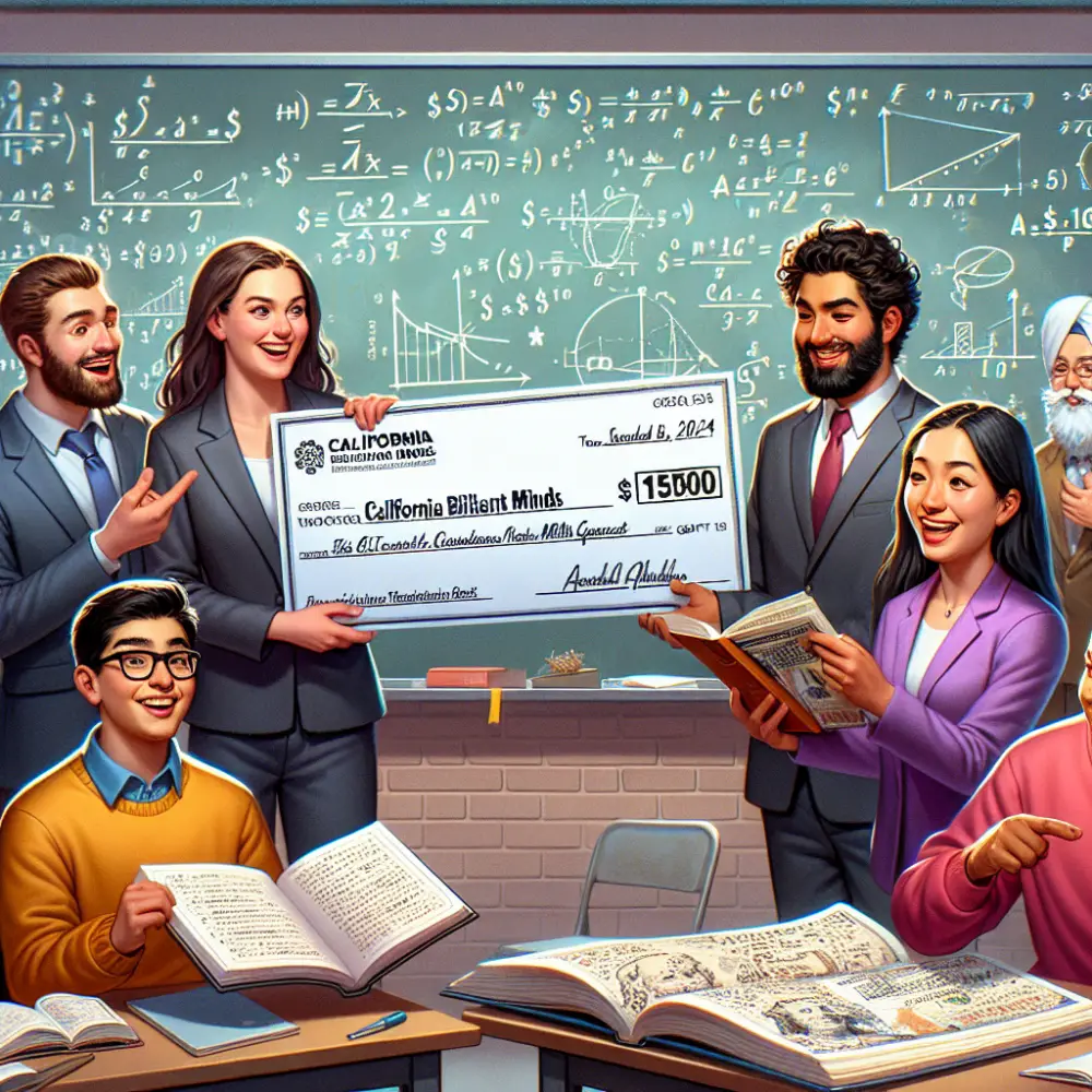 $1,500 California Brilliant Minds Maths Grant in the USA, 2024