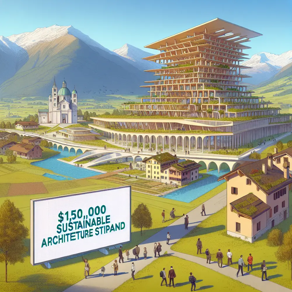 $15,000 Sustainable Architecture Stipend in Italy, 2024