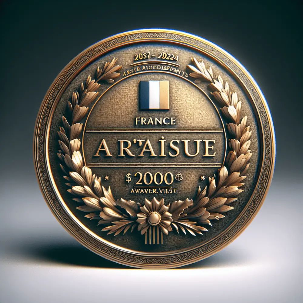 $2000 Artistic Achievement Award, France 2024