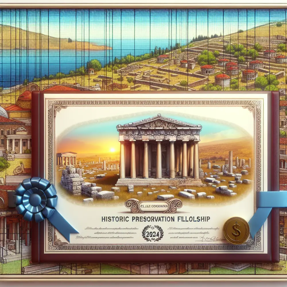 $2,000 Historic Preservation Fellowship, Greece, 2024