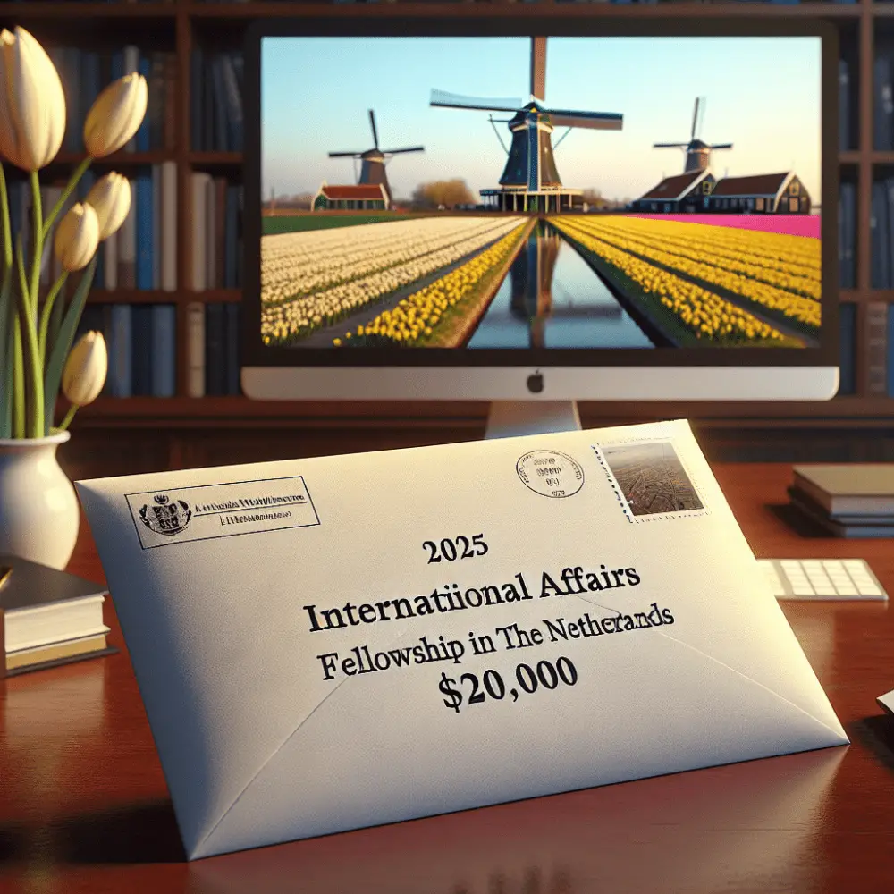 $20,000 International Affairs Fellowship in the Netherlands, 2025