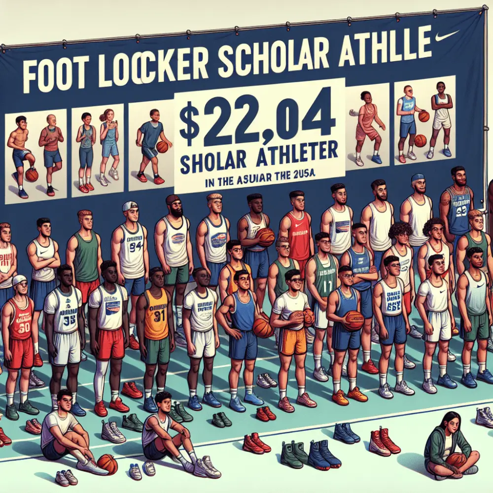 $2,500 Foot Locker Scholar Athlete Program in the USA, 2024