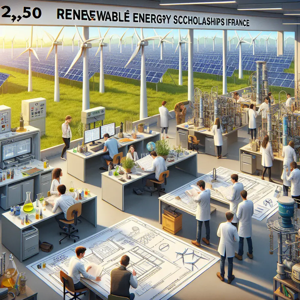 $2,500 Renewable Energy Scholarships in France, 2024