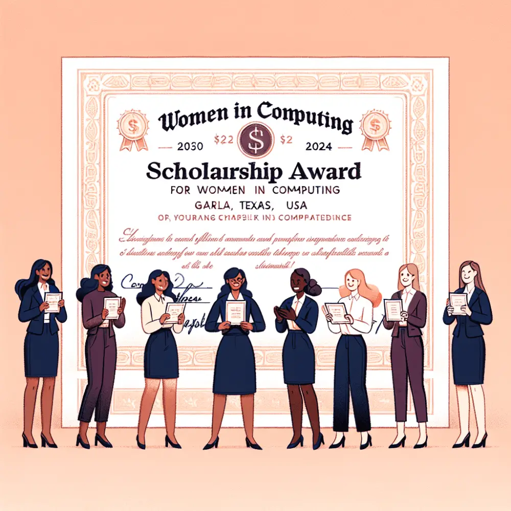 $2,500 Texas Women in Computing Scholarship in the USA, 2024