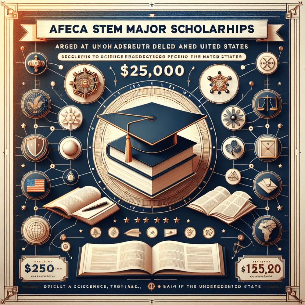 25,000 AFCEA STEM Major Scholarships for US Undergraduates, 2024