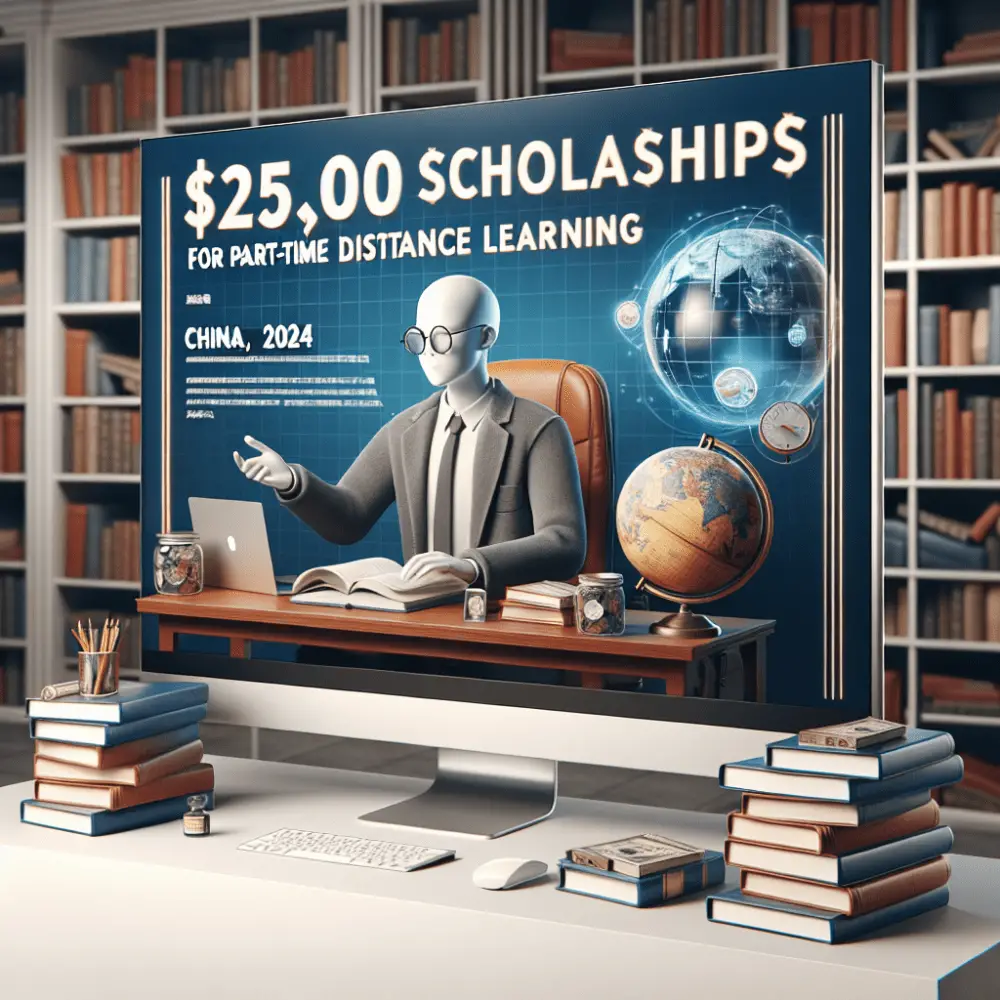 $25,000 Scholarships for Part-Time Distance Learning, China, 2024