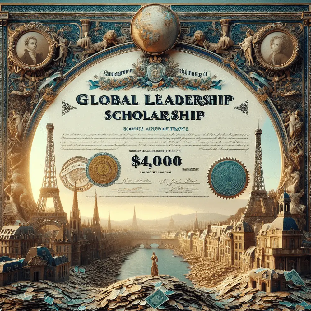 $4,000 Global Leadership Scholarship, France, 2024