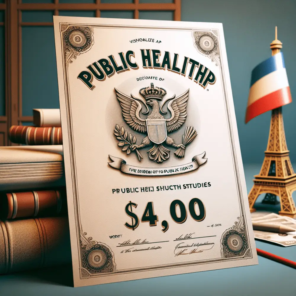 $4,000 Public Health Merit-Based Scholarship in France, 2024