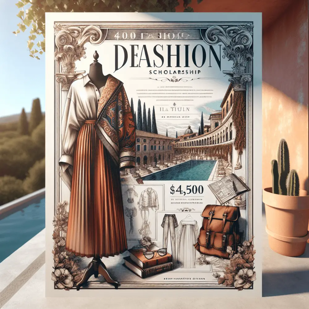 $4,500 Fashion Design Scholarship in Italy, 2024