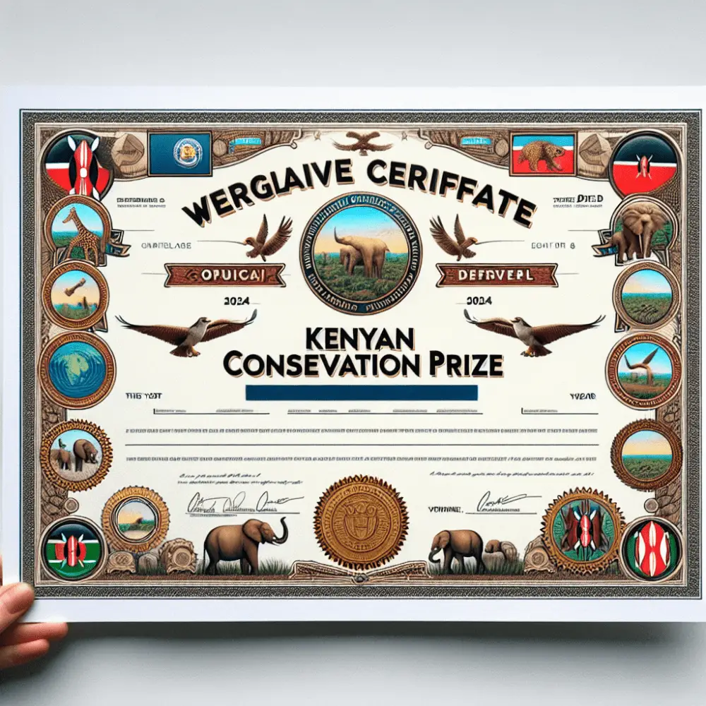 $500 Kenyan Wildlife Conservation Prize in Kenya, 2024