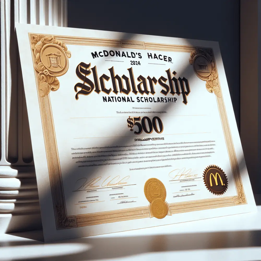 $500 McDonald’s HACER National Scholarship for Hispanics in the USA, 2024