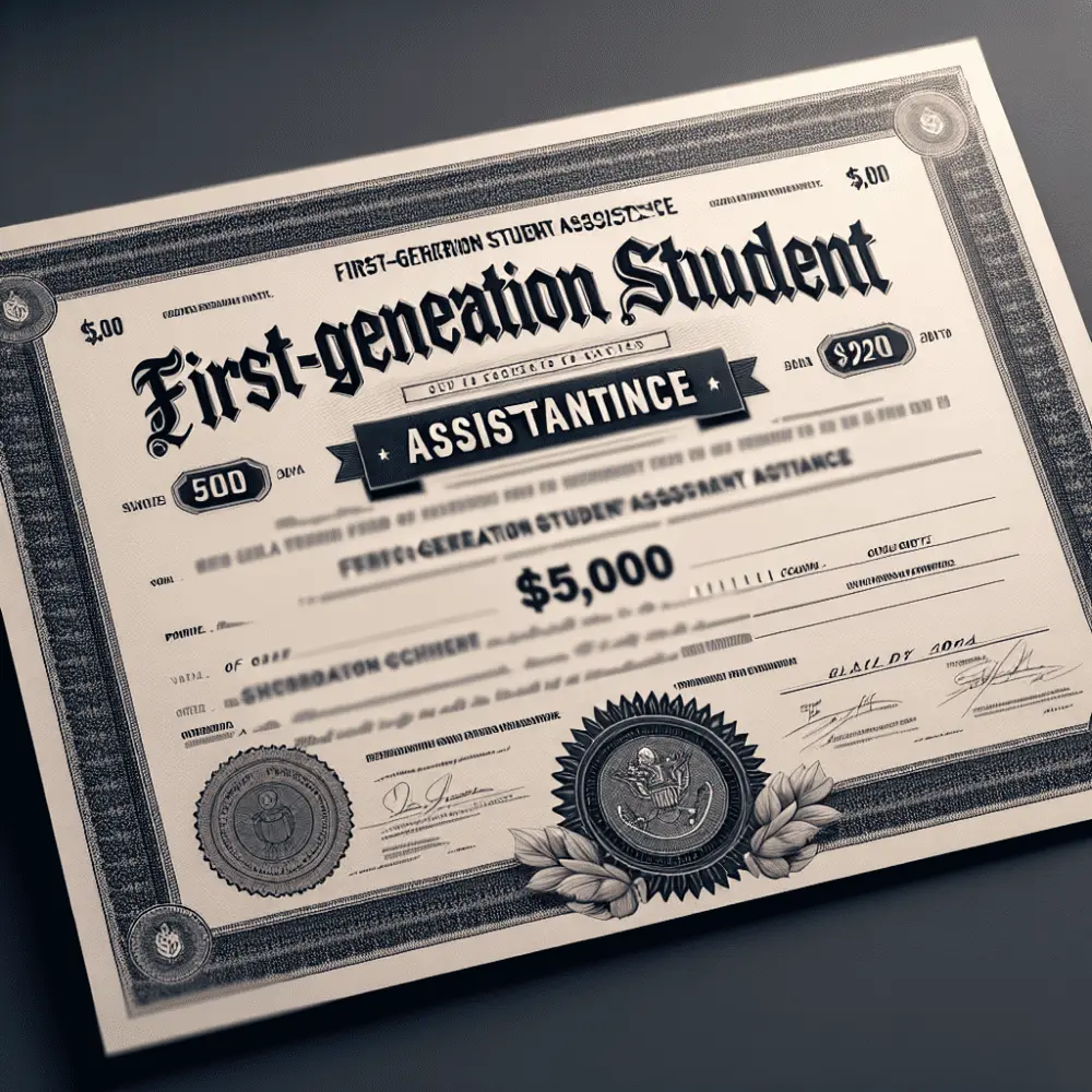 $5,000 First-Generation Student Assistance, USA, 2024