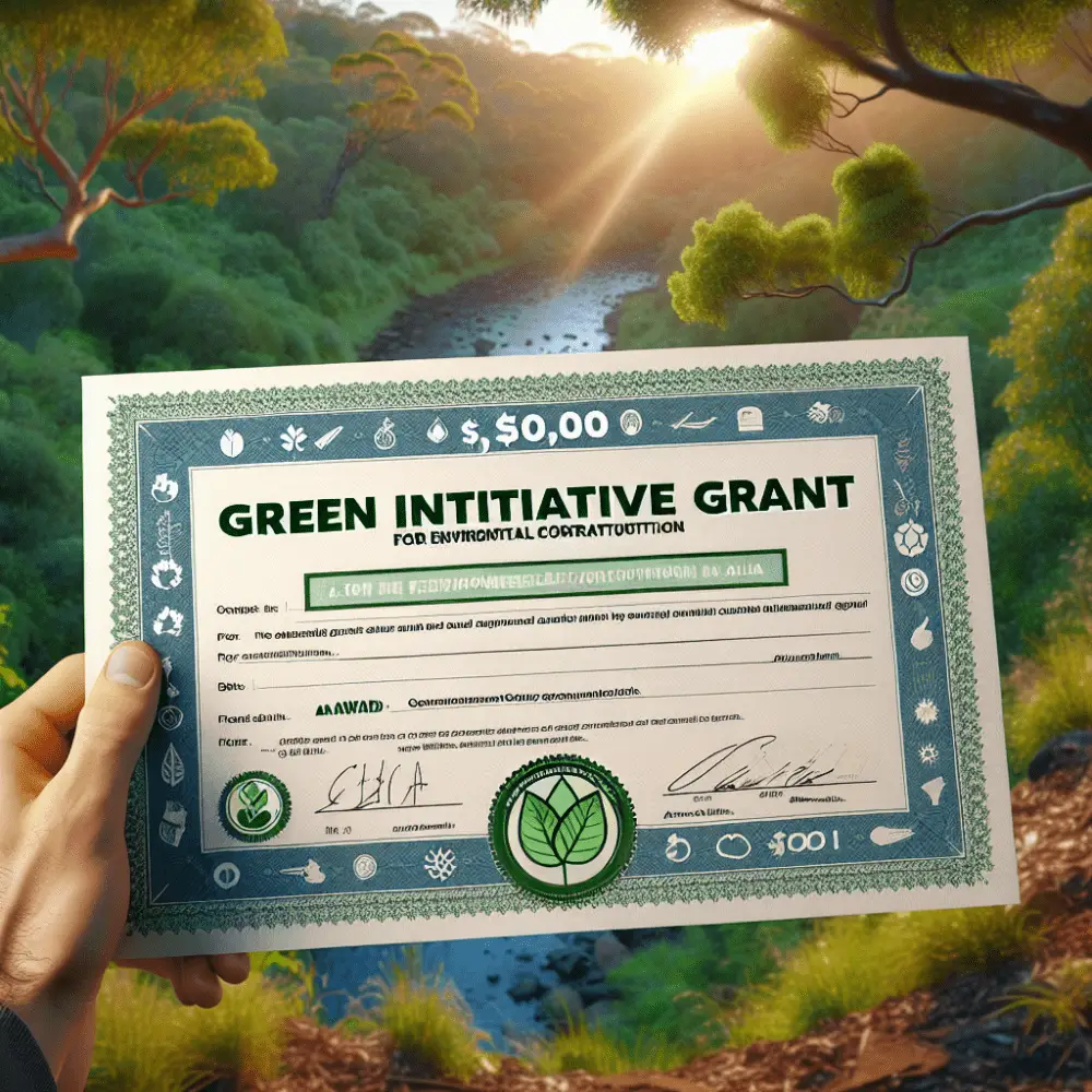 $5,000 Green Initiative Grant, Australia, 2024