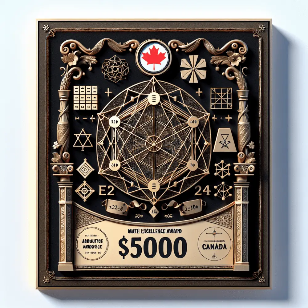 $5000 Math Excellence Award, Canada 2024