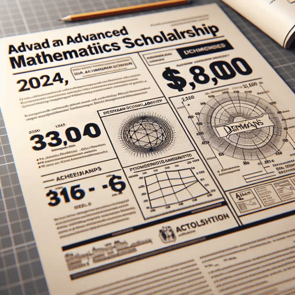 $6,000 Advanced Mathematics Scholarship in Germany, 2024