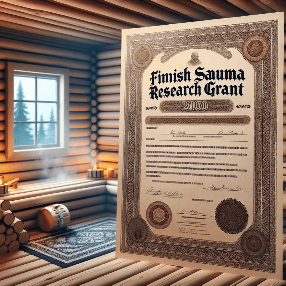 $700 Finnish Sauna Research Grant, 2024