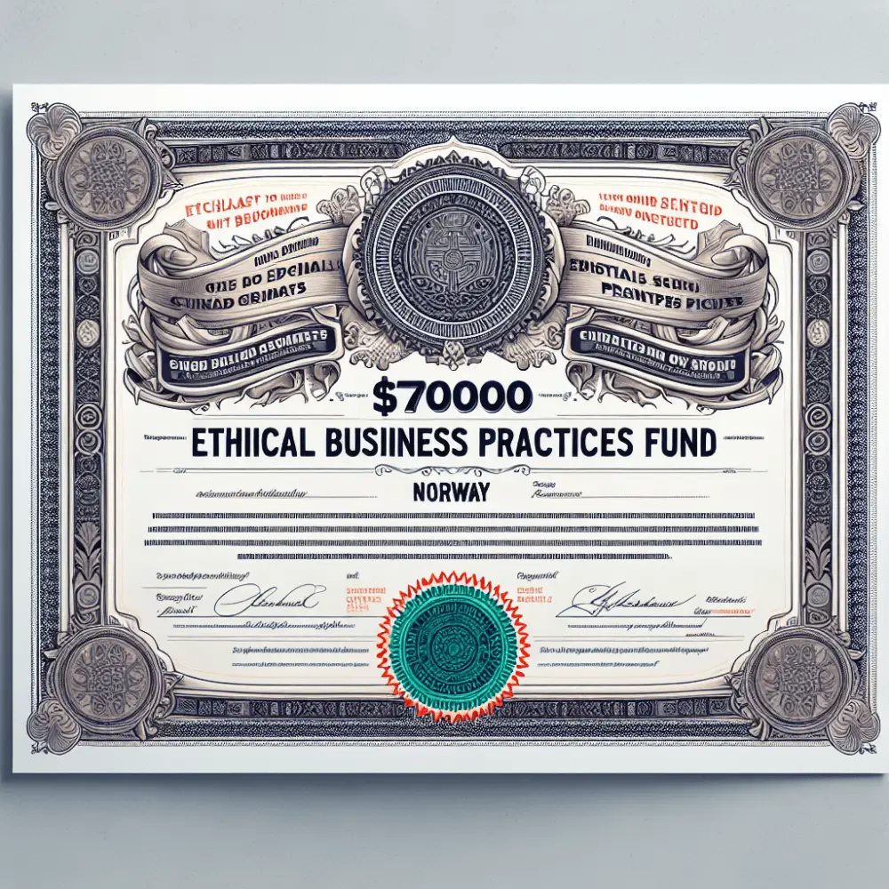 $7000 Ethical Business Practices Fund Norway ,24