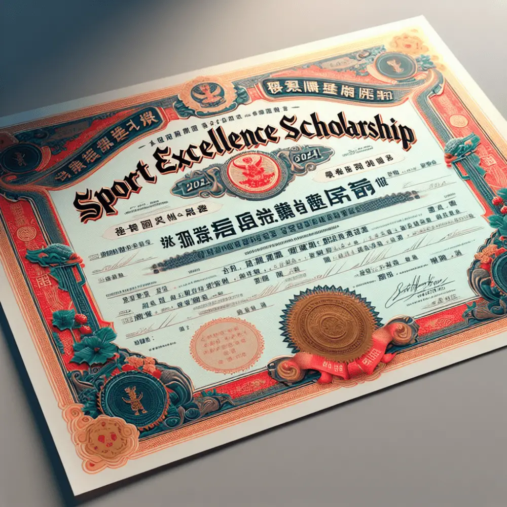 $7,000 Sport Excellence Scholarship, China, 2024