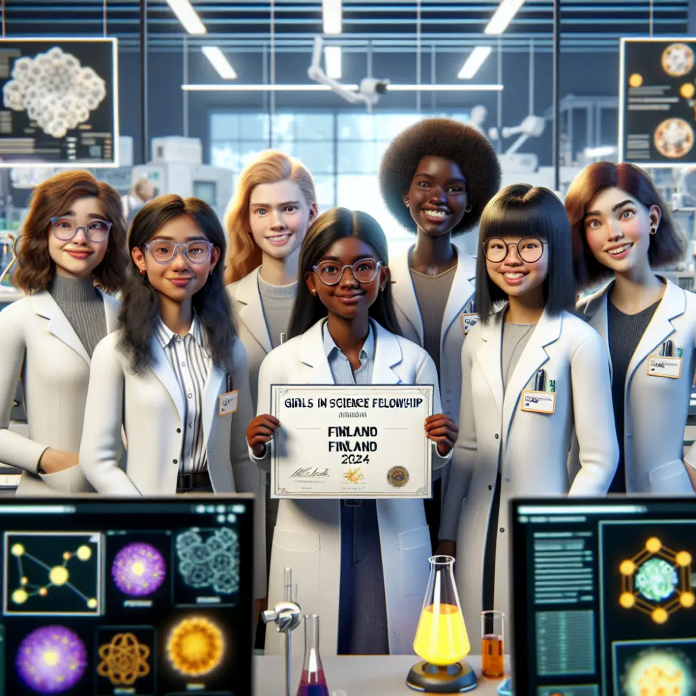 $7500 Girls in Science Fellowship, Finland, 2024