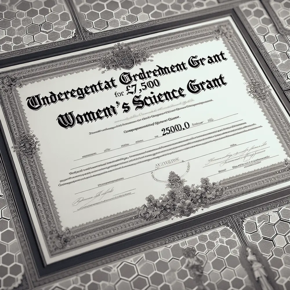 7,500 Undergrad Women's Science Grant, UK, 2024