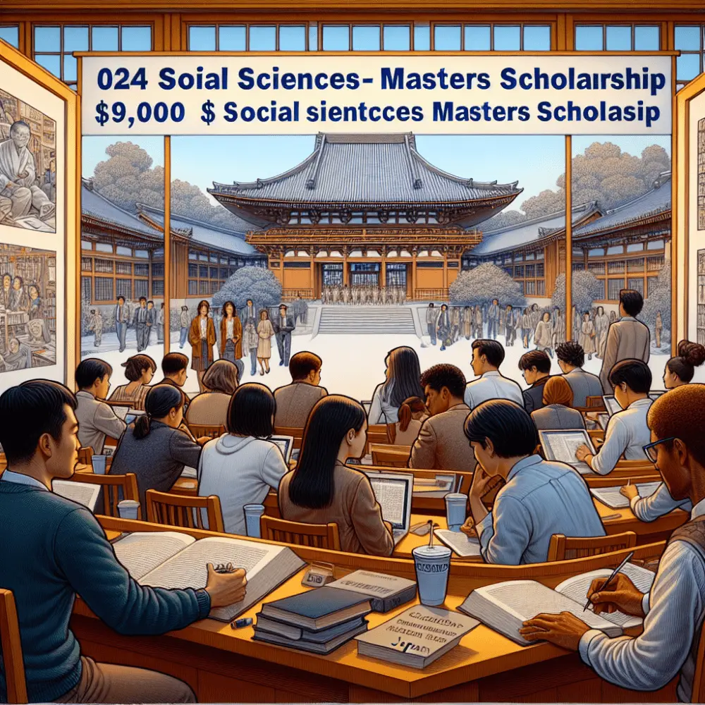 $9,000 Social Sciences Masters Scholarship in Japan, 2024