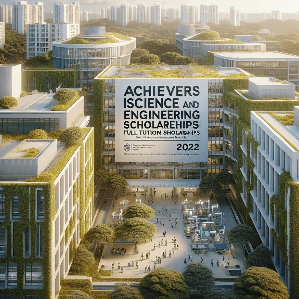 Achievers International Science and Engineering Full Tuition Scholarships in Singapore, 2022