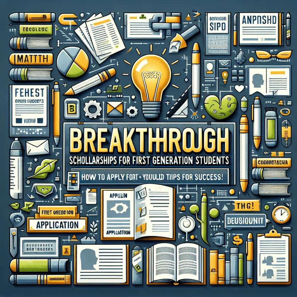 Breakthrough Scholarships for First Generation Students: How to Apply and Tips for Success