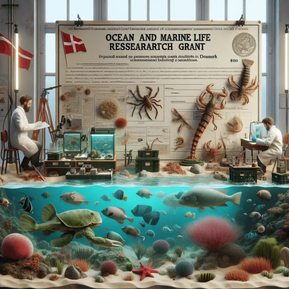 Ocean and Marine Life Research Grant of $150 in Denmark, 2024
