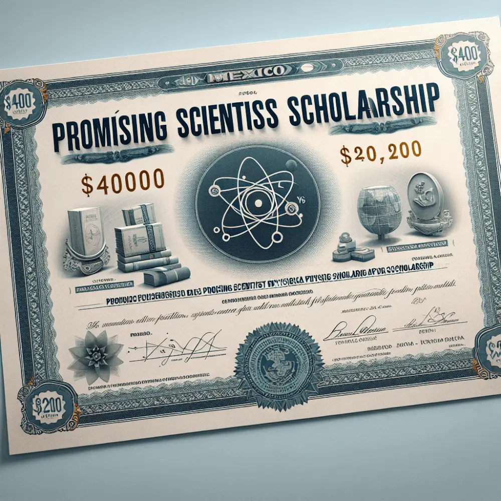 Promising Scientist Physics Scholarship of $400 in Mexico, 2024