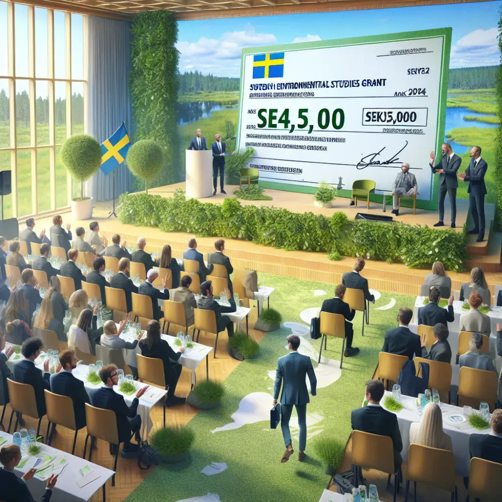SEK45,000 Swedish Environmental Studies Grant in Sweden, 2024